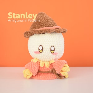 Stanley the Scarecrow | PDF Amigurumi Pattern | English and Spanish | Halloween