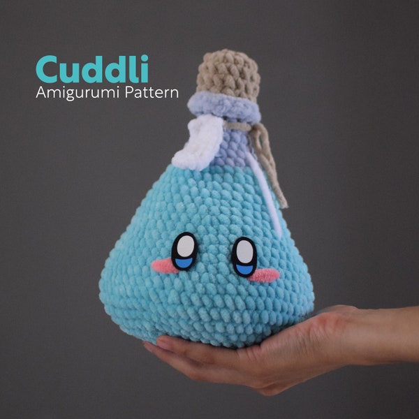 Cuddli | PDF Amigurumi Pattern | English and Spanish | The Health Potion | Halloween