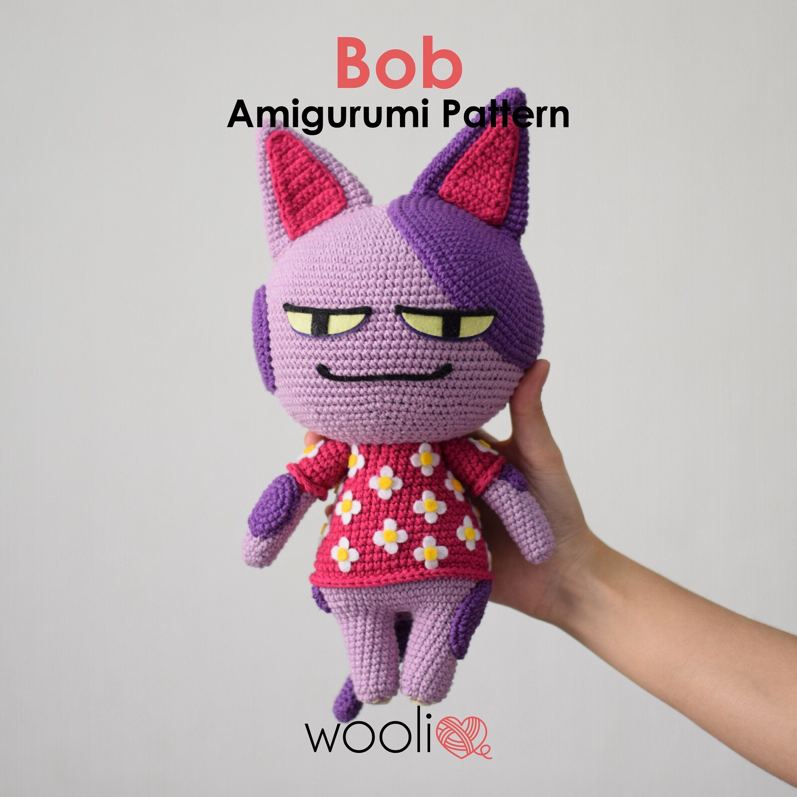Bob Amigurumi Crochet Pattern Animal Crossing PDF File Etsy
