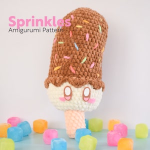 Sprinkles the Chocobanana | PDF Amigurumi Pattern | English and Spanish | Summer
