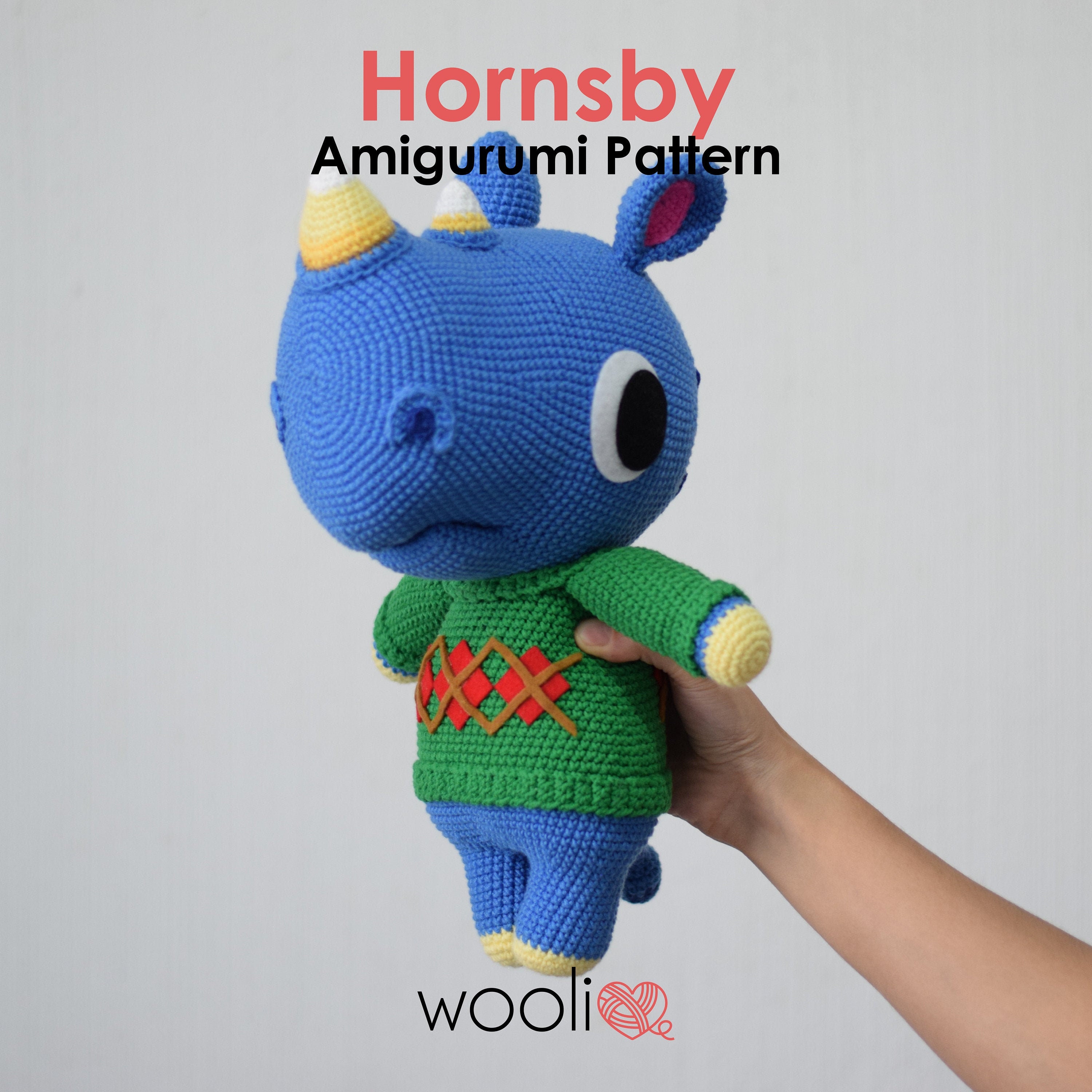 Hornsby Amigurumi Crochet Pattern Animal Crossing PDF File - Etsy Hornsby Amigurumi Crochet Pattern Animal Crossing PDF File - Etsy