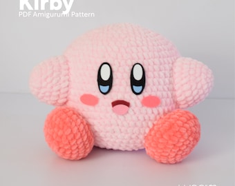 Kirby | PDF Amigurumi Pattern | English and Spanish |