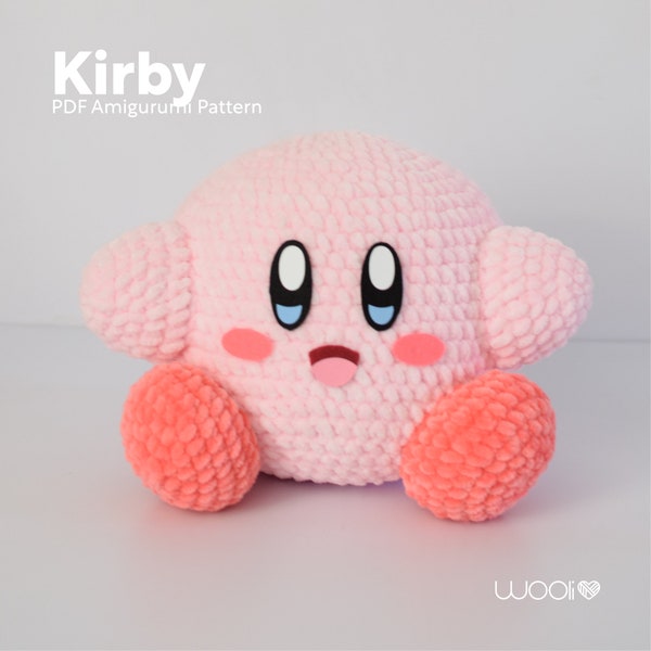 Kirby | Modèle Amigurumi PDF | Anglais et espagnol |