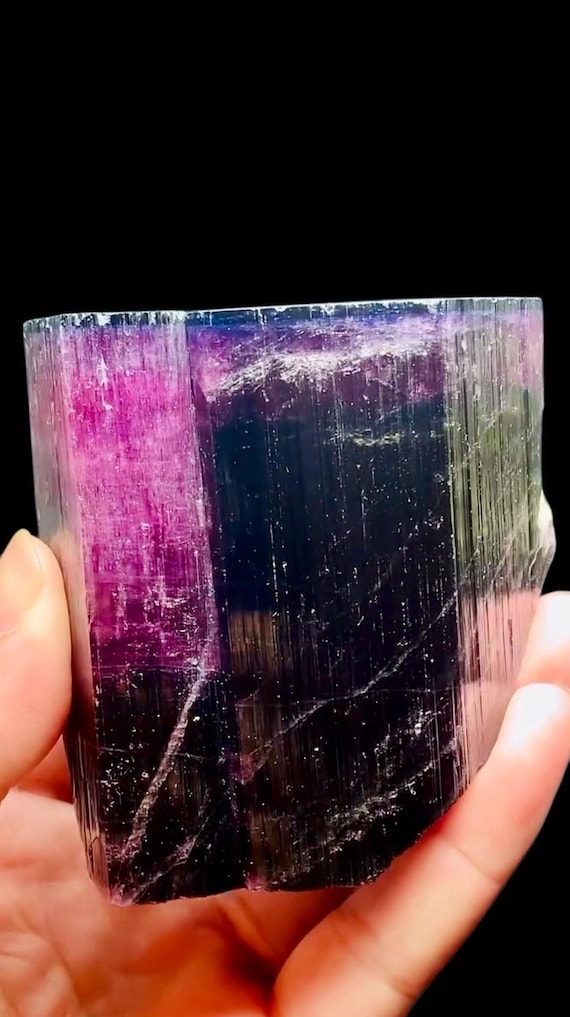 マルチカラートルマリンクリスタル：アフガニスタン産447グラム - Etsy