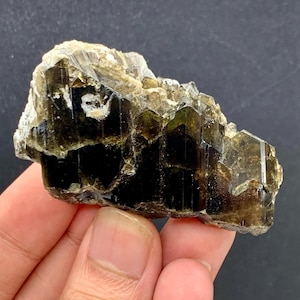 49 Gramm Epidot Kristalle auf Matrix aus Skardu Pakistan