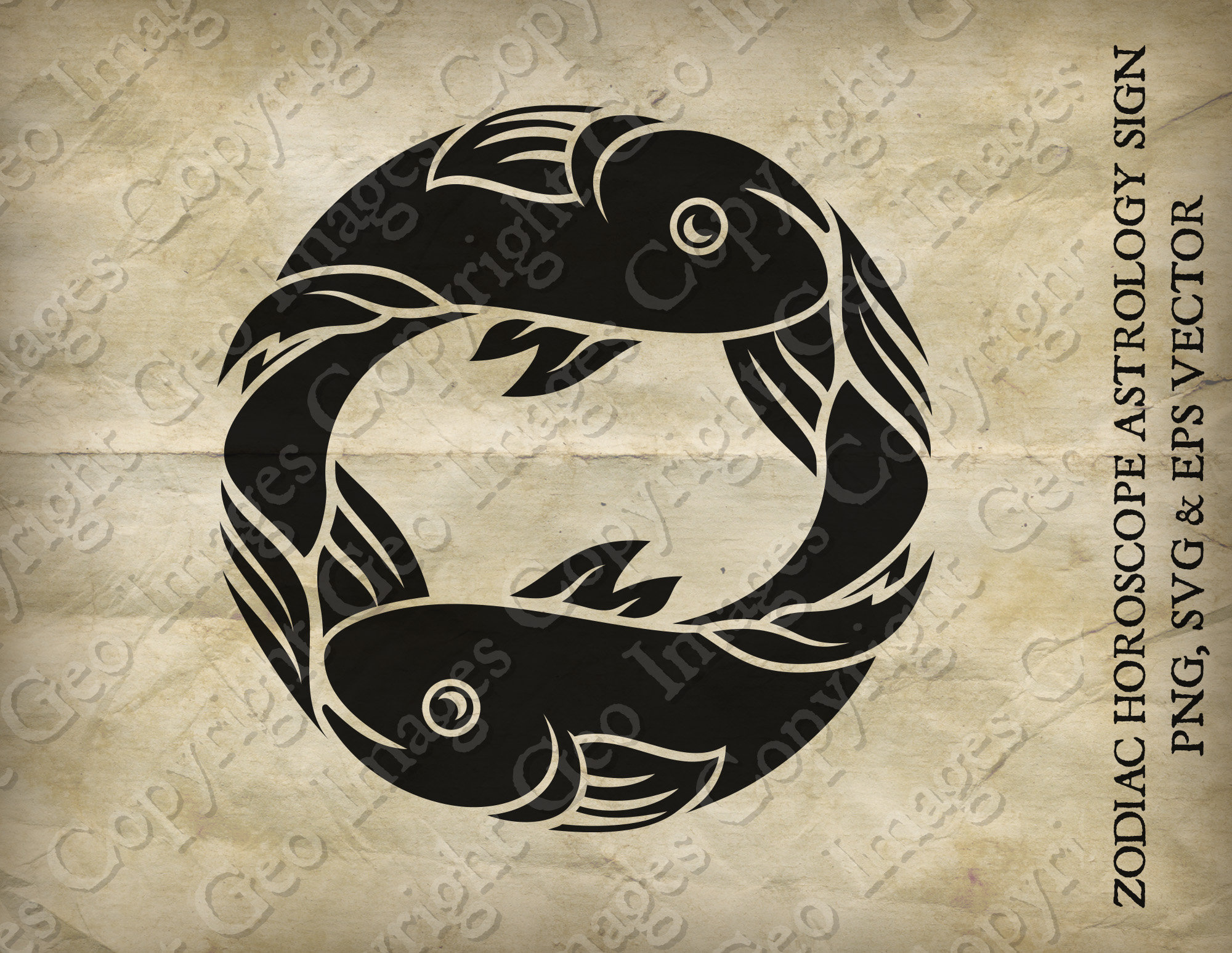 Pisces The Fish Zodiac Sign | Sticker