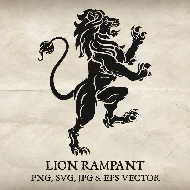 Lion Rampant - Etsy