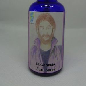 St Germain Aromatherapy Aura Spray, Vegan Friendly, Meditation, Room Fragrance, Essential Oils, Crystal Waters