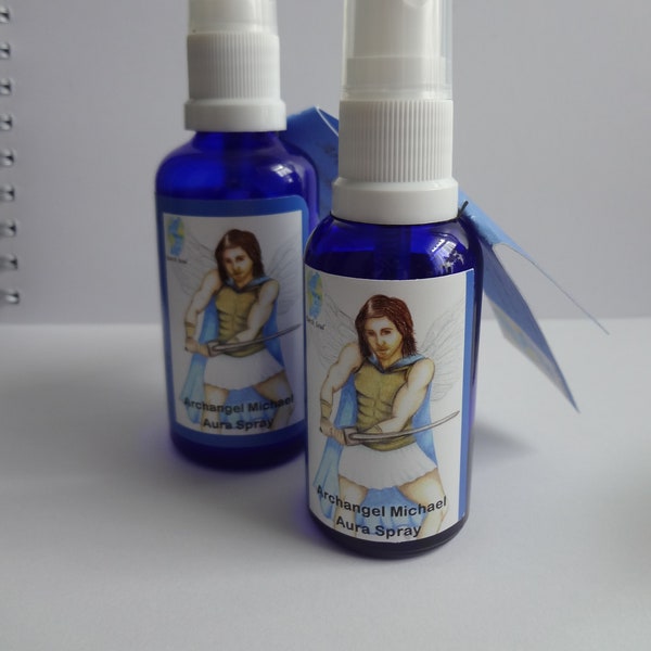 Archangel Michael Aromatherapy Aura Spray, Vegan Friendly, Meditation, Room Fragrance, Essential Oils, Crystal Waters