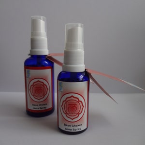 Base Chakra Aromatherapy Aura Spray, Vegan Friendly, Meditation, Room Fragrance, Essential Oils, Crystal Waters