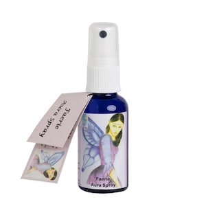 Faerie Aromatherapy Aura Spray, Vegan Friendly, Meditation, Room Fragrance, Essential Oils, Crystal Waters