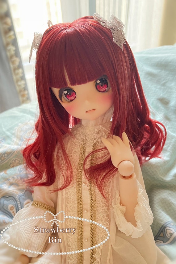 BJD doll wigs gray pink mixed long curly hair wigs for 1/3 1/4 1/6 BJD DD  SD MSD MDD YOSD doll High-temperature hair wigs - Price history & Review