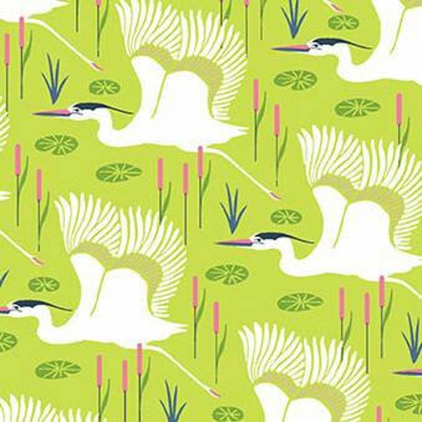 Patchwork-Stoff, Kollektion "Flora and Fauna", erstellt von Patty Sloniger. Vertrieb durch Makower. Stoff aus 100 % Baumwolle.