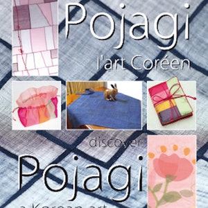 PROMO Book Discovering Pojagi, Korean Art by Yangsook Choi French English Korean Patchwork Models and Explanations image 2