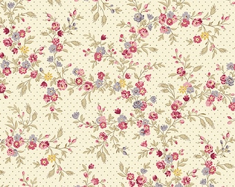 Patchwork fabric, "Sienna" collection by Max and Louise. Distributed by Makower. 100% cotton fabric.