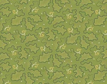 Patchwork fabric, "Gingerlily" collection by Renee Nanneman. Distributed by Makower. 100% cotton fabric.