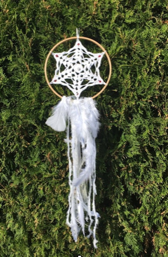 Tuto Attrape Reve Etoile Au Crochet Noel Polaire Tutoriel Etsy France