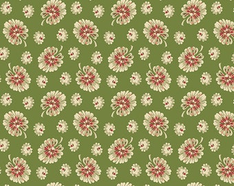 Tela patchwork, colección "Green Thumb" creada por Edyta Sitar. Distribuido por Makower. Tejido 100% algodón.