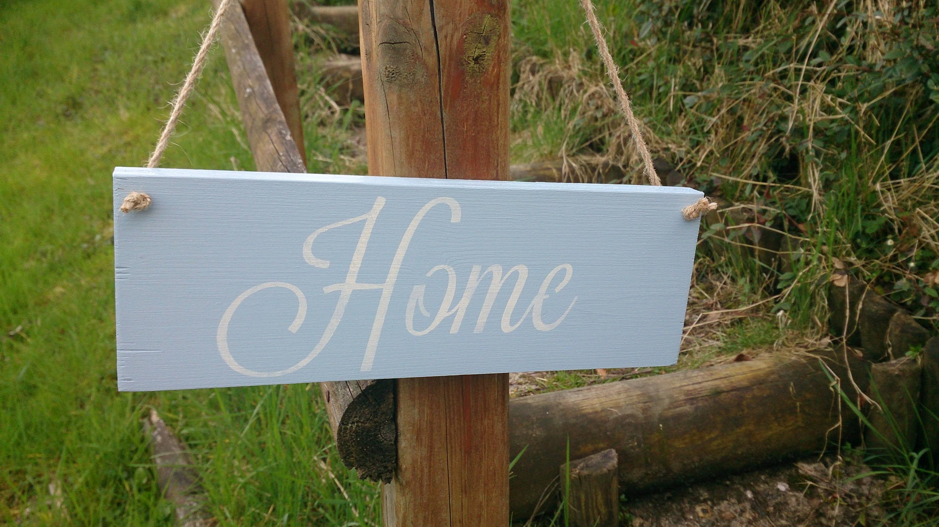 Plaque de Porte Home Coloris Bleu Ciel