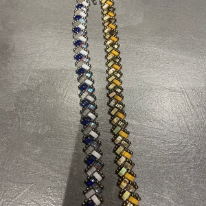 Miyuki Half Tila beaded bracelet