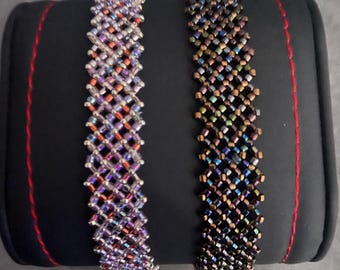 Miyuki Delicas beaded bracelet