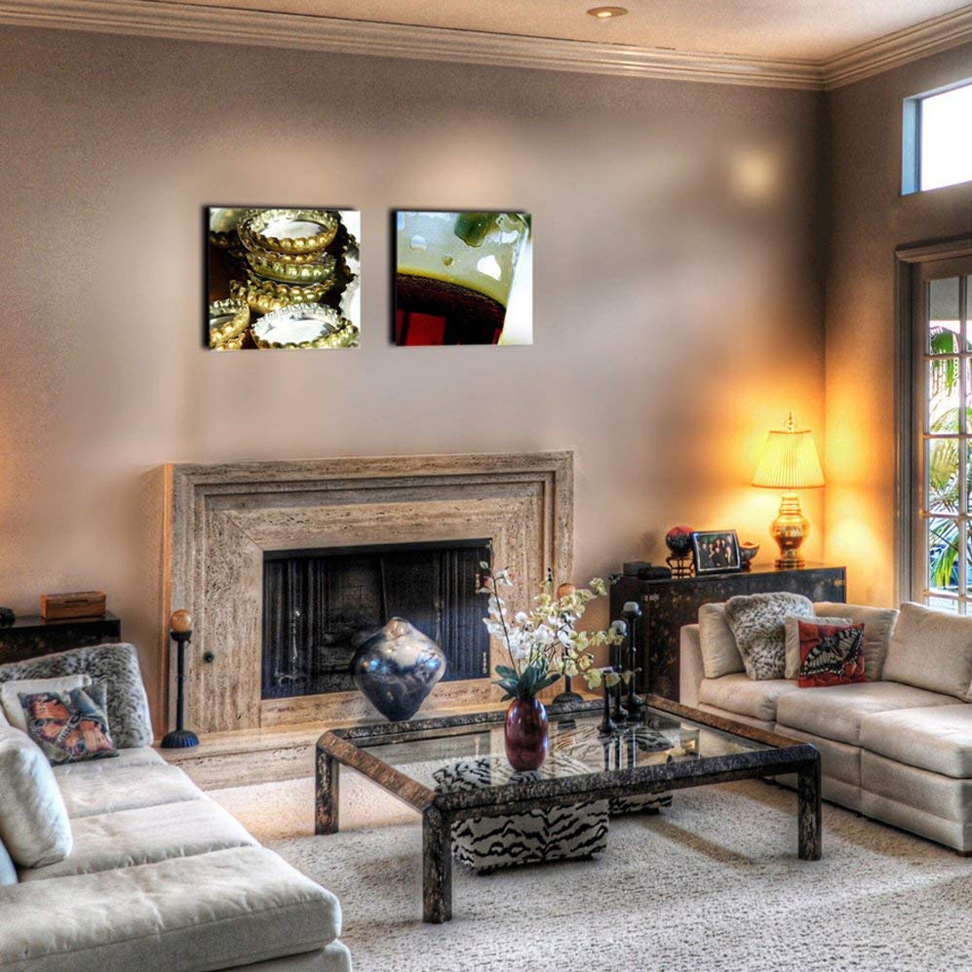 Photo sur Toile Duo Bière 30x30cm