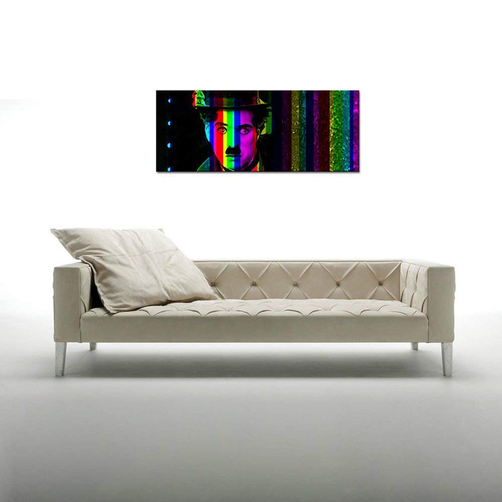 Toile Panoramique Charlot 55x120cm