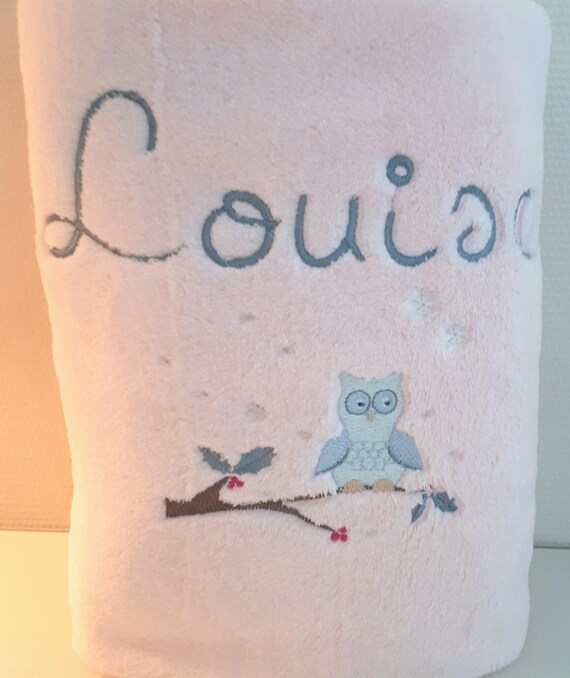 Couverture Bebe Personnalise Plaid Bebe Personnalise Etsy