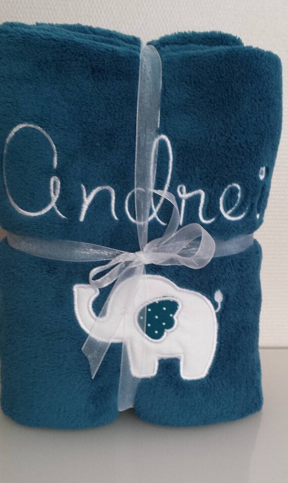 Couverture Plaid Bebe Personnalise Plaid Bebe Personnalise Etsy