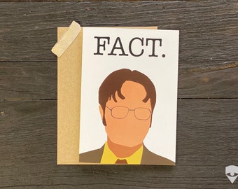Printable Birthday Card Dwight - Etsy