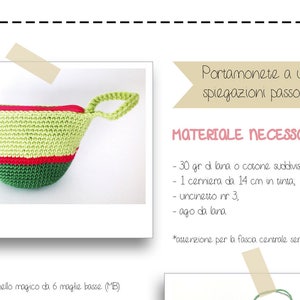 Tutorial uncinetto portaconfetti per bomboniera a borsetta uncinetto con spiegazioni Italiano. immagine 3