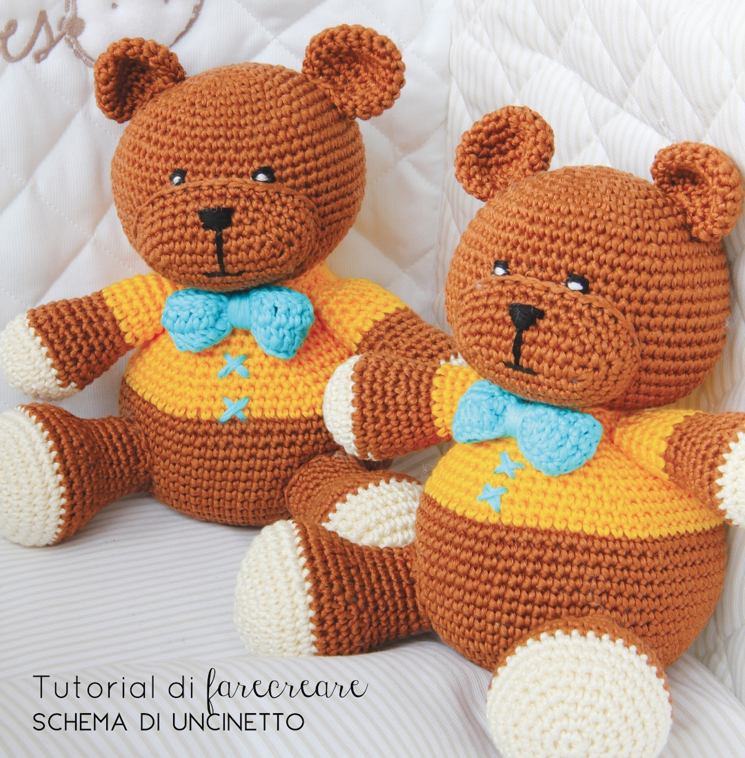 Buy BEAR Amigurumi Animals Crochet Pattern Italian Online in India