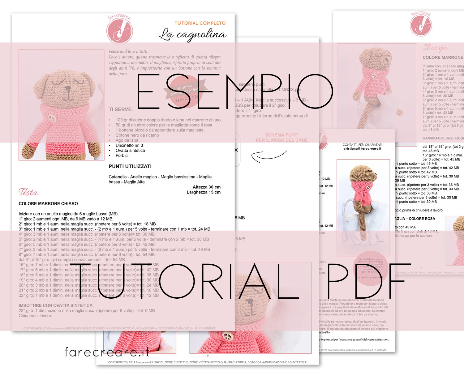 cappottino cane uncinetto schema gratis