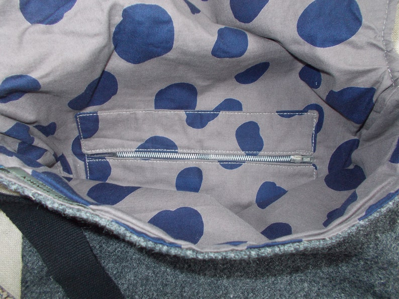 Vintage Harris Tweed Multipurpose Large Crossover Bag