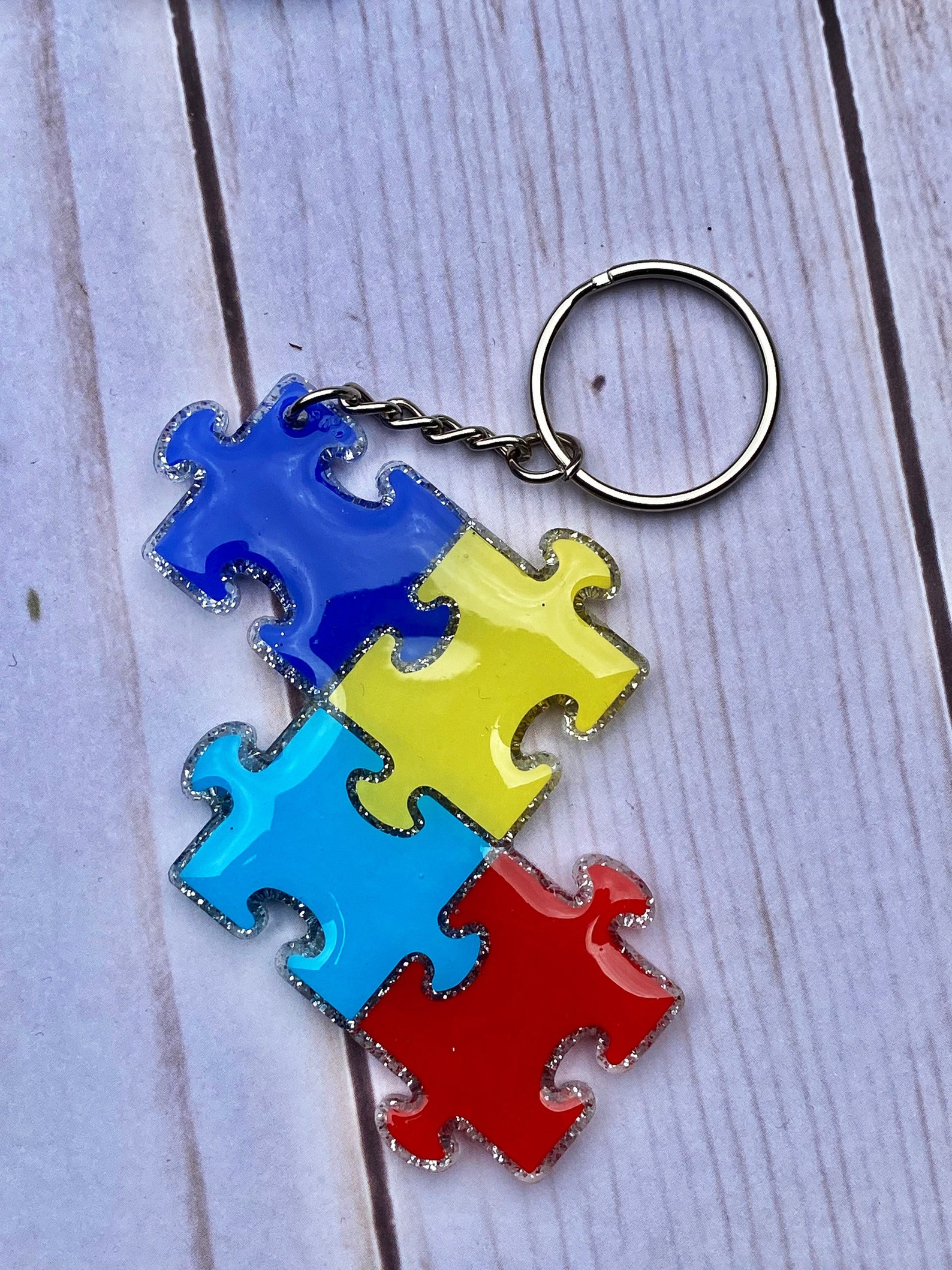 Autism keychains personalizable custom acrylic keychains. Etsy