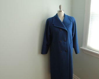 Royal blue coat | Etsy