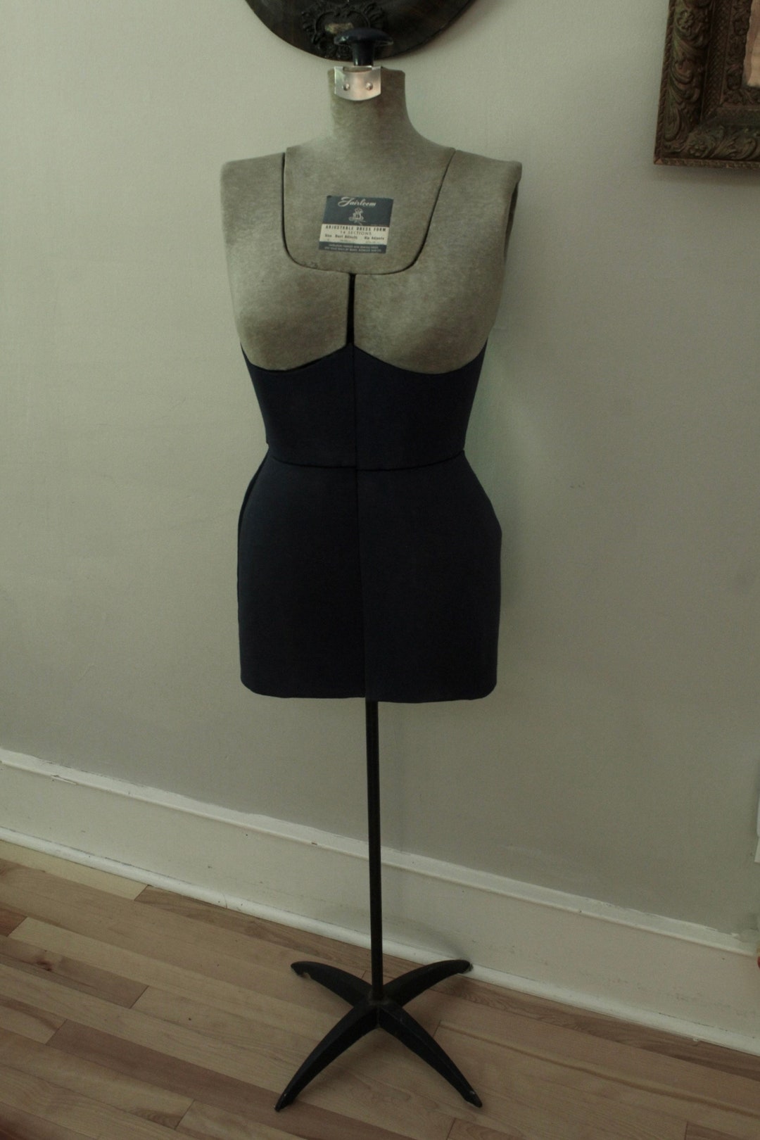 1950's Fairloom Blue and Grey Adjustable Size B Dress Form Etsy