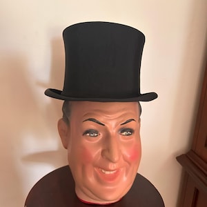 1890&#39;s French Black Silk Collapsible Opera Top Hat