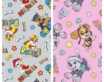 Paw Patrol Fabric Etsy Canada