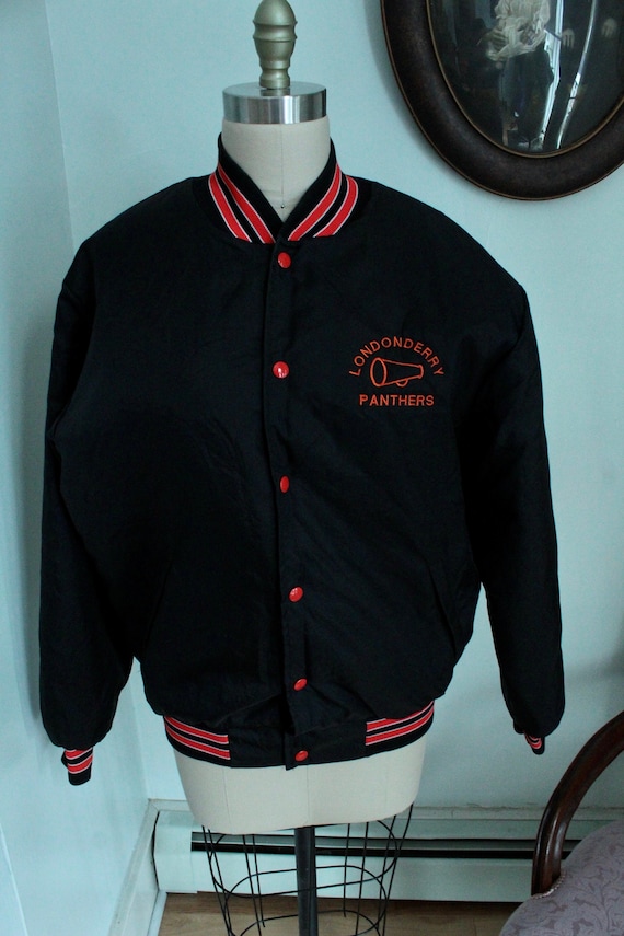 1990’s Black Londonderry Panthers Varsity Jacket