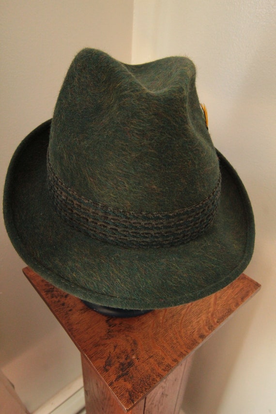 1950's Green Felt NOS Stetson Fedora