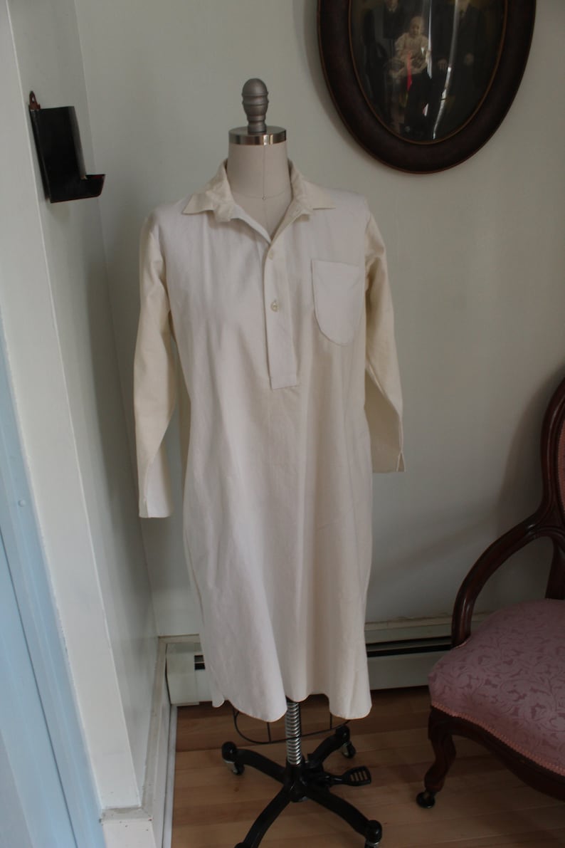 Handmade Victorian Style Men's Nightshirt | Etsy