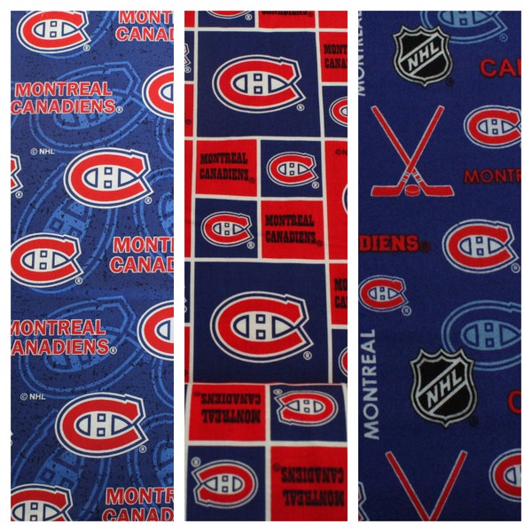 Montreal Canadiens Fabric Etsy Canada