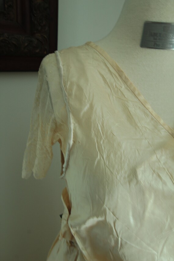 1920’s Ivory Silk Wedding Dress Dress - image 2
