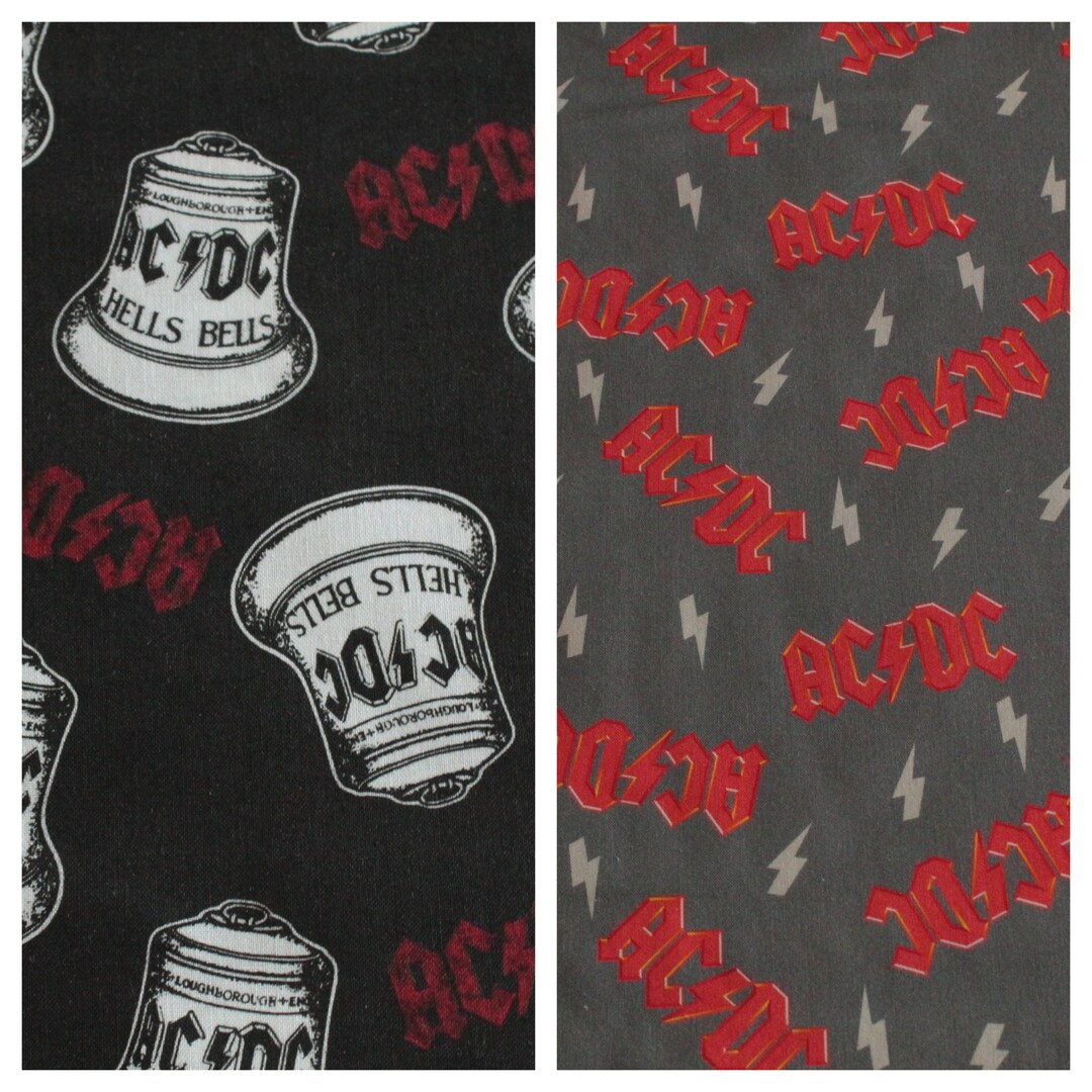 AC/DC Hells Bells Logos Bolt Toss Springs Creative Licensed Print ...