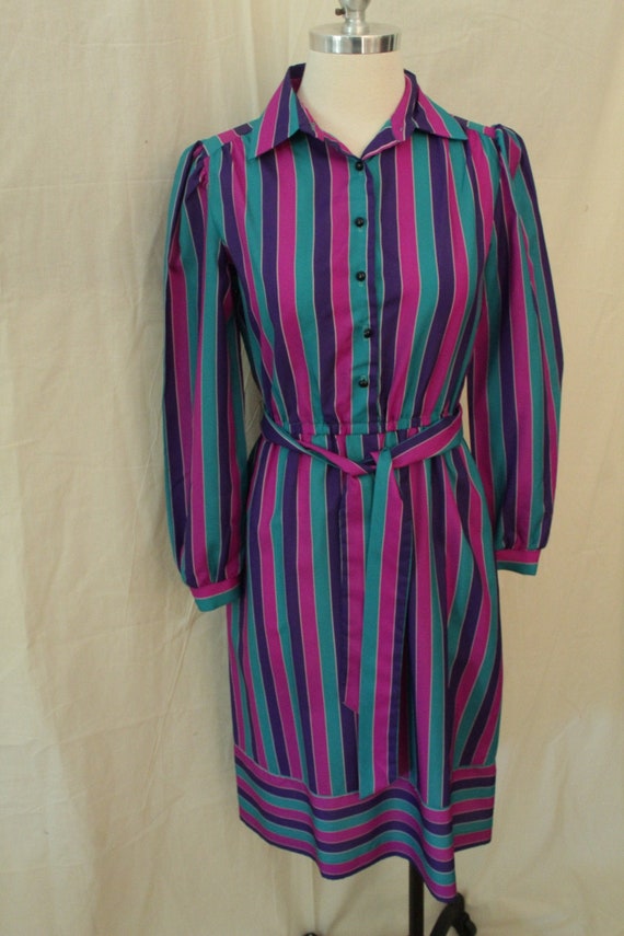 1970’s Sears Striped Shirt Dress