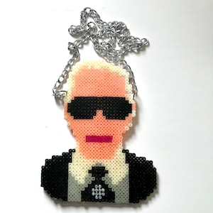 Karl Largerfeld Fashion Designer Artwear Collectible Accessory signed on verso