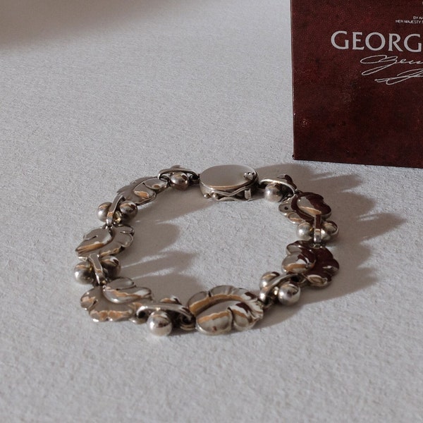 Georg Jensen, Moonlight Grapes silver bracelet 96