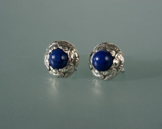 Georg Jensen sterling silver screw back earrings … - image 3