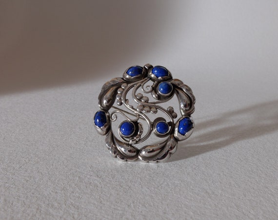   ジョージジェンセン ブローチ ムーンライトブロッサム ジョージ・ジェンセン ムーンライト ブロッサム ブローチ シルバー